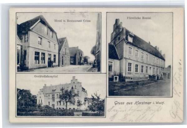 Horstmar Westfalen Horstmar Hotel Restaurant Crins Gertrudishospital