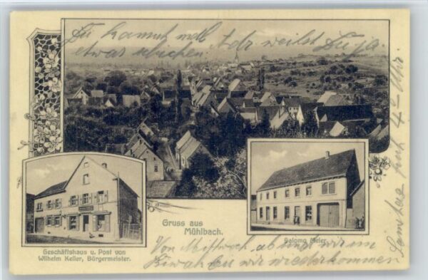 Muehlbach eschaeftshaus Post Keller x