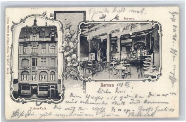 Barmen Wuppertal Kaiser Cafe