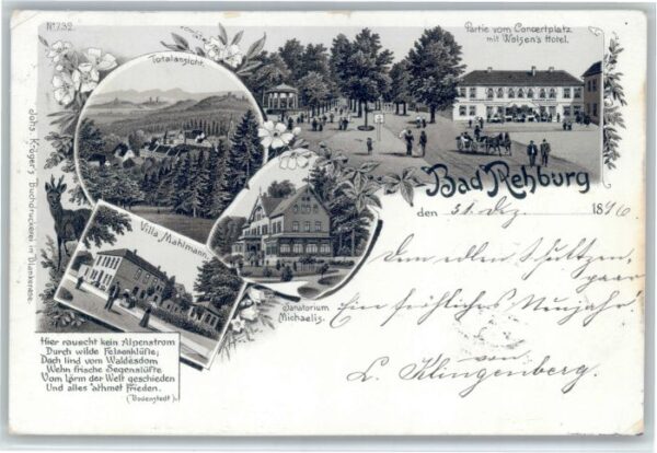 Bad Rehburg Sanatorium Michaelis Villa Mahlmann