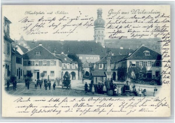 Weikersheim Marktplatz Schloss