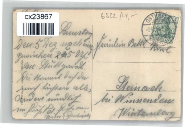 Osthofen Rheinhessen Hauptstrasse Bahnhof – Bild 2