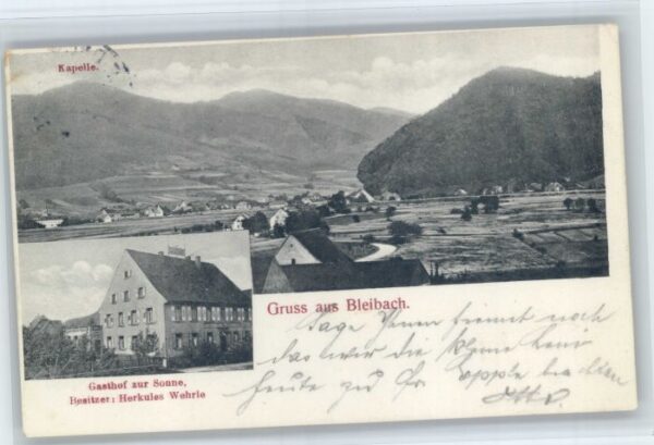 Bleibach Gasthof Sonne Kapelle