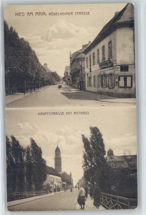 Nied Roedelheimer Strasse Hauptstrasse Rathaus