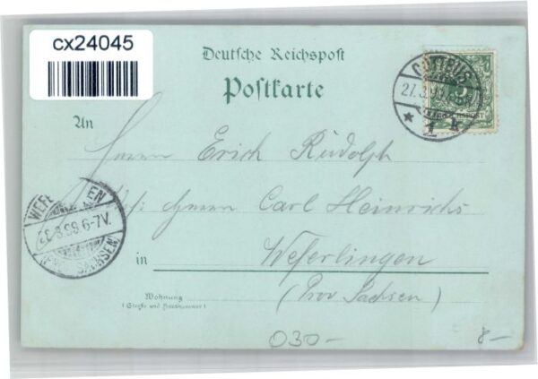 Cottbus Kaiser Friedrichstrasse Post Kreishaus – Bild 2