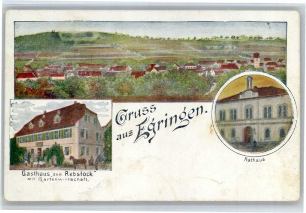 Efringen-Kirchen Gasthaus Rebstock Rathaus