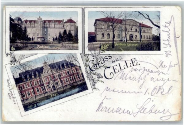 Celle Niedersachsen Celle Schloss Artillerie Kaserne Post