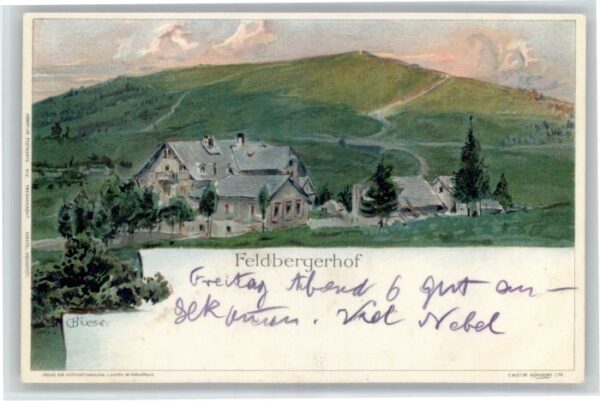 Feldberg Schwarzwald Kuenstler Biese Feldbergerhof