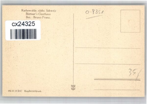 Rathewalde Gasthaus Buettner – Bild 2