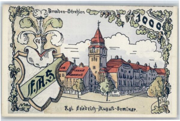 Dresden Strehlen Kuenstler J. S. Friedrich August Seminar