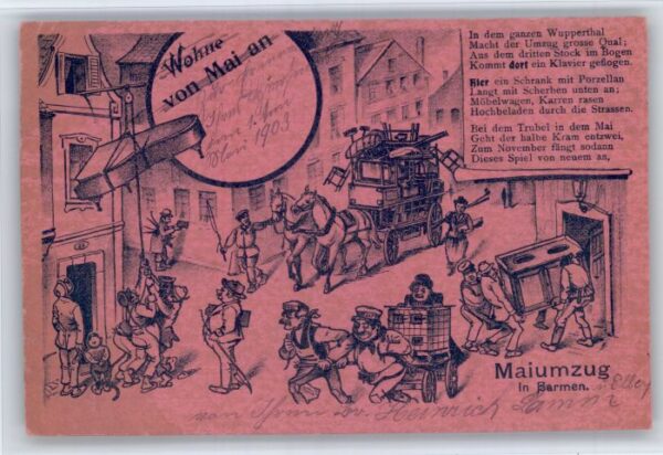 Barmen Wuppertal Maiumzug Vers