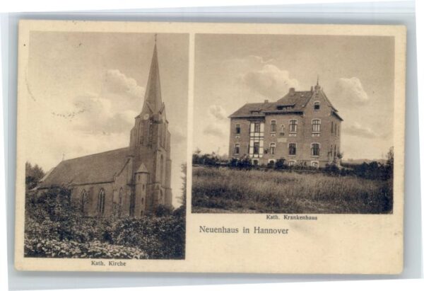 Neuenhaus  Bentheim Niedersachsen (alt in Hannover) Kirche Krankenhaus