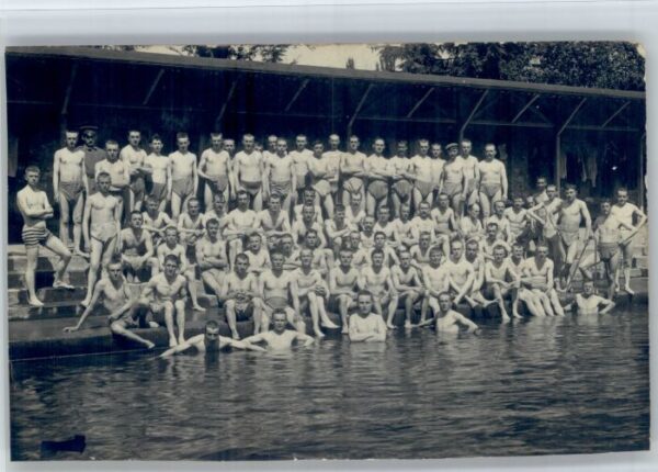 Landau Pfalz Landau [Stempelabschlag] Schwimmmanschaft