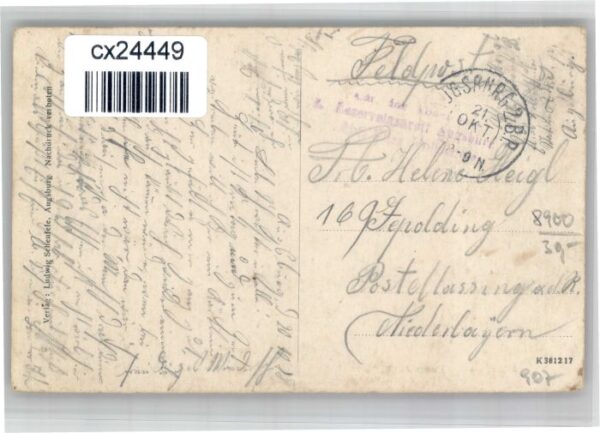 Augsburg Ellas Holl Schulhaus Reservelazarett B – Bild 2
