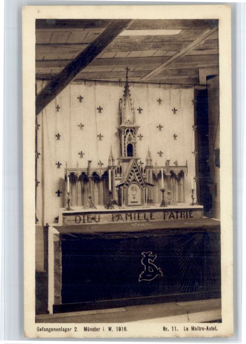 Muenster Westfalen efangenenlager 2 Le Maitre Autel