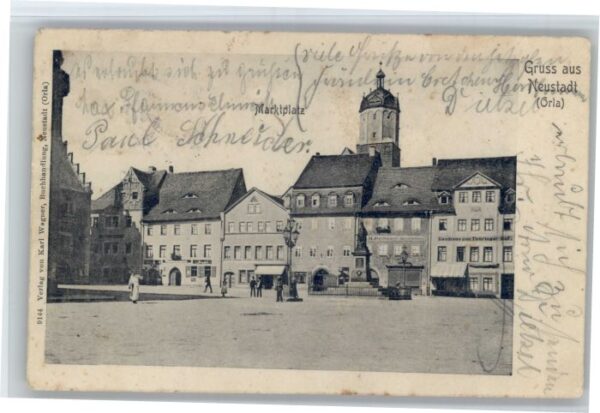Neustadt Orla Marktplatz