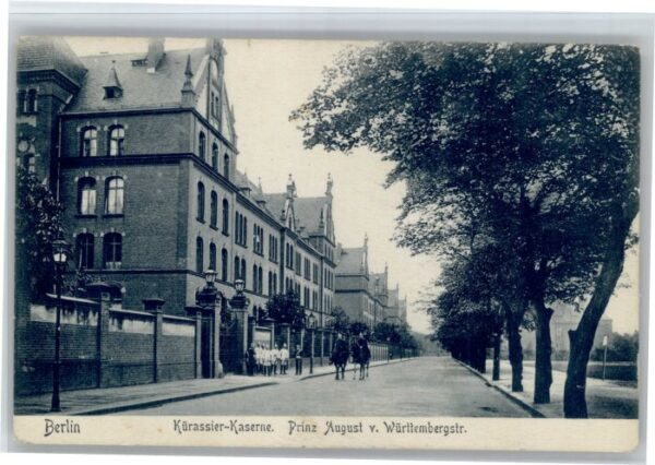 Berlin Kuerassierkaserne Prinz August Strasse Wuerttembergstrasse x
