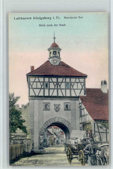 Koenigsberg Bayern Hassfurter Tor