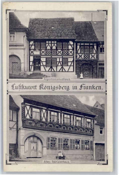 Koenigsberg Bayern Regiomontanushaus Patrizierhaus