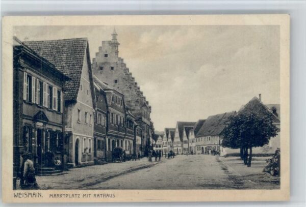 Weismain Marktplatz Rathaus