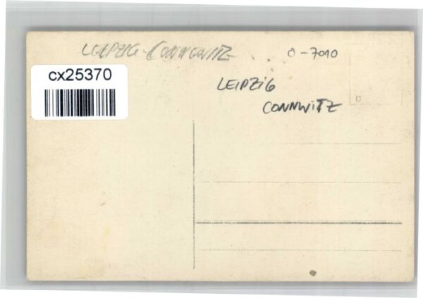 Connewitz [handschriftlich] – Bild 2