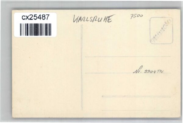 Karlsruhe [handschriftlich] – Bild 2
