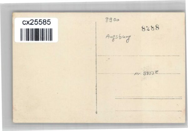 Augsburg [handschriftlich] – Bild 2