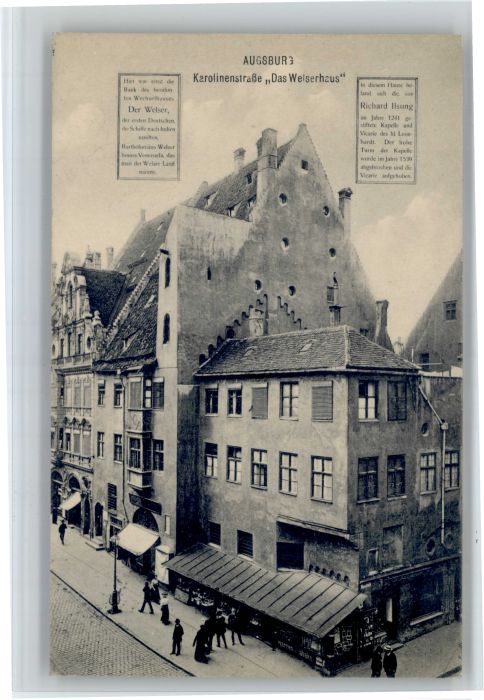 Augsburg Karolinenstrasse Welserhaus