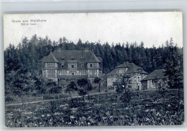 Oberdachstetten [Stempelabschlag] Waldheim
