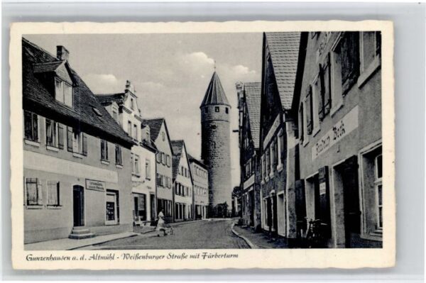 Gunzenhausen Altmuehlsee Gunzenhausen Weissenburgerstrasse Faerberturm