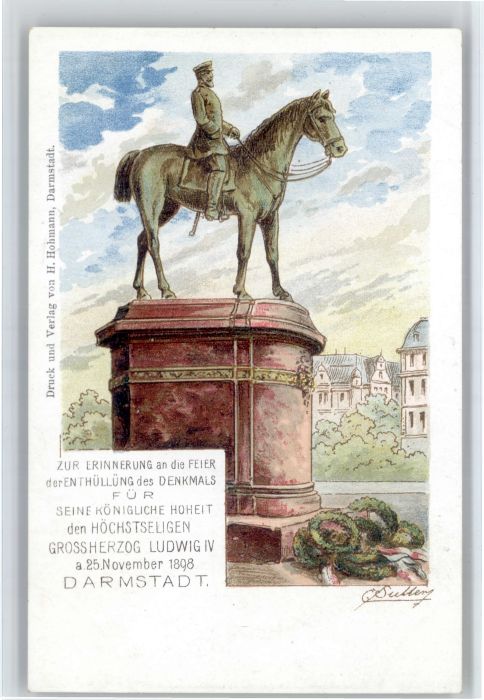 Darmstadt Grossherzog Ludwig Denkmal