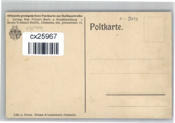 Chemnitz Rathausweihe – Bild 2