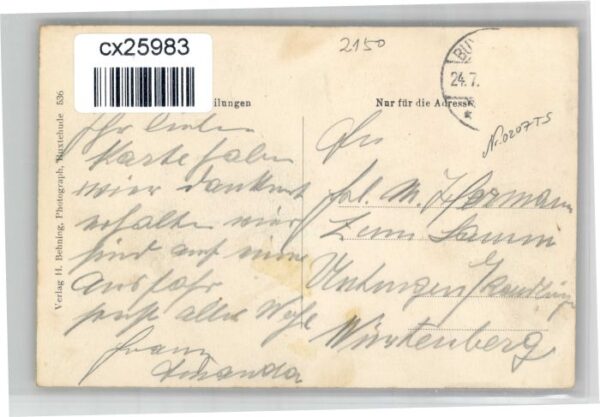 Buxtehude Schmied Kuenstler P. Mueller Callnberg x – Bild 2