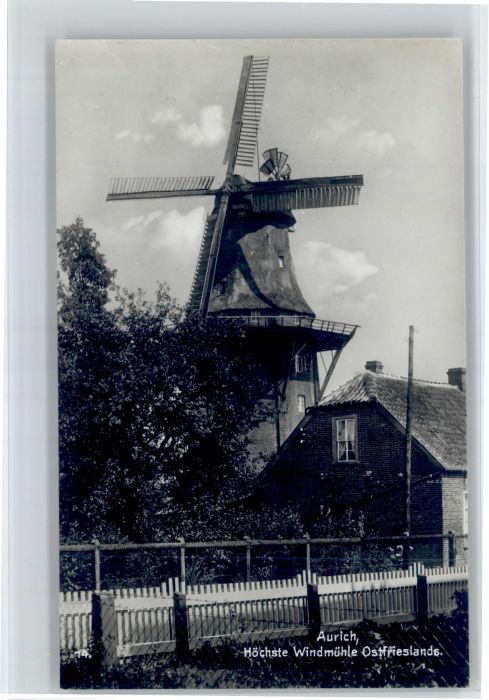 Aurich Ostfriesland Aurich Windmuehle