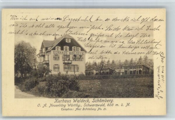 Schoemberg Schwarzwald Hotel Waldeck
