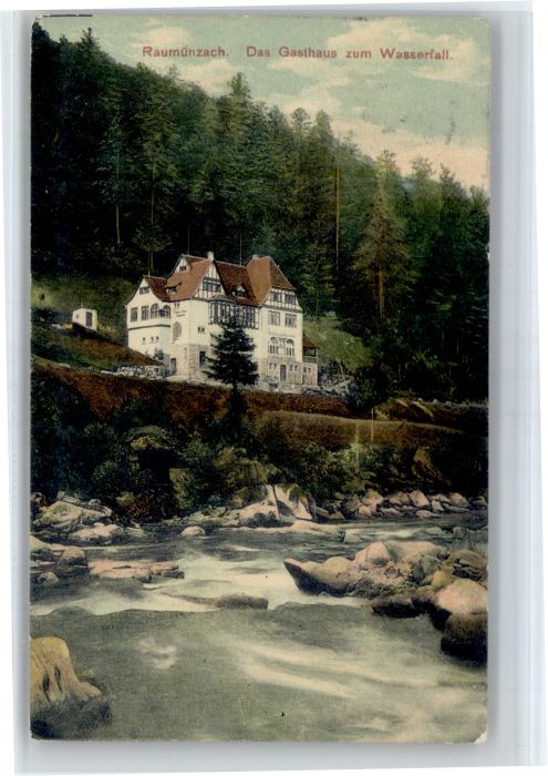 Raumuenzach asthaus Wasserfall