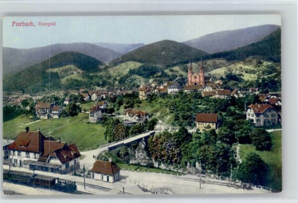 Forbach Baden Murgtal Zug Bruecke