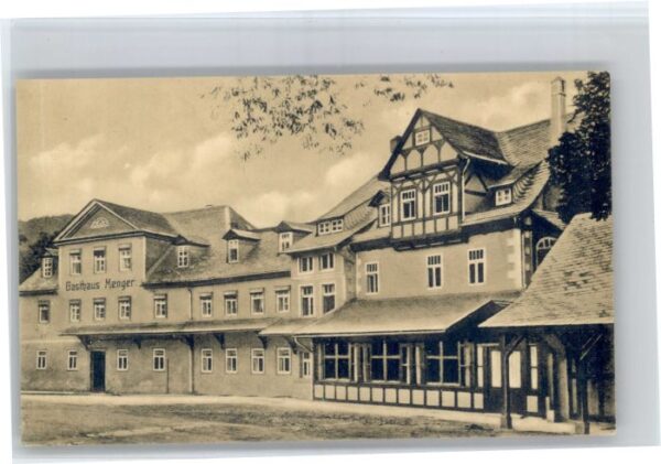 Paulinzella Gasthaus Menger