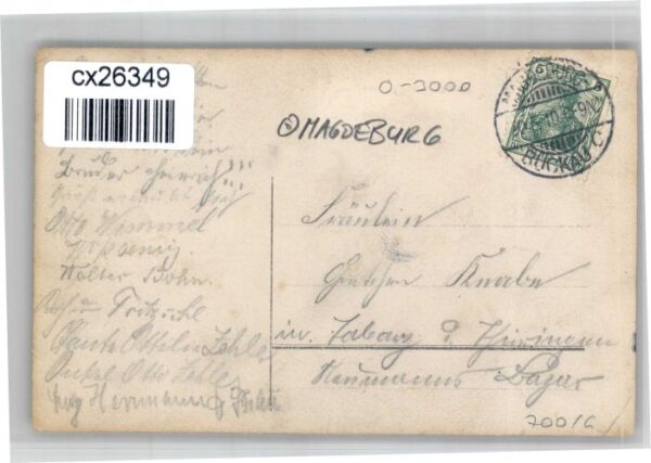 Magdeburg [Handschriftlich] Fidele zusammenkunft Emmerbrueder Schwestern – Bild 2