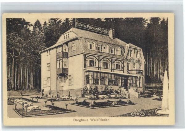 Masserberg Hotel Pension Waldfrieden