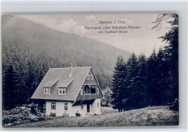Gehren Thueringen asthaus Schobse Muehle x