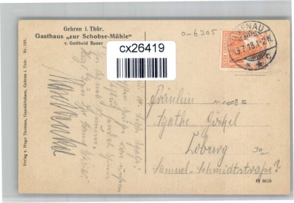 Gehren Thueringen asthaus Schobse Muehle x – Bild 2