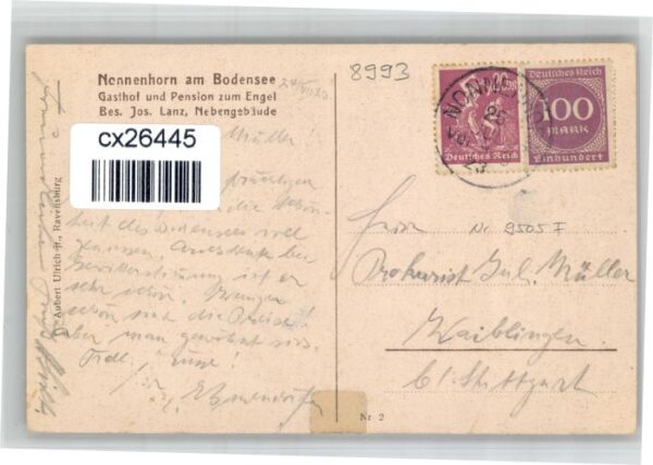 Nonnenhorn Gasthof Pension Engel – Bild 2