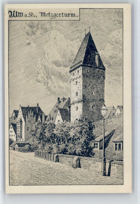 Ulm Donau Metzgerturm