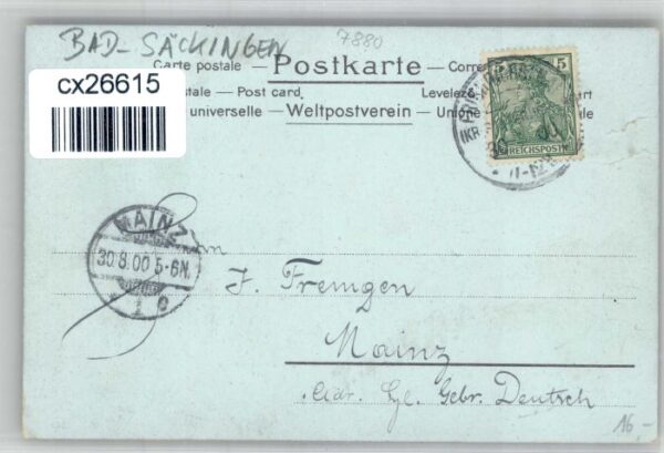 Bad Saeckingen Handschriftlich] Trompeter – Bild 2