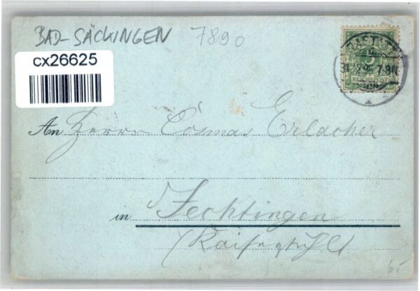 Bad Saeckingen Handschriftlich] Trompeter – Bild 2