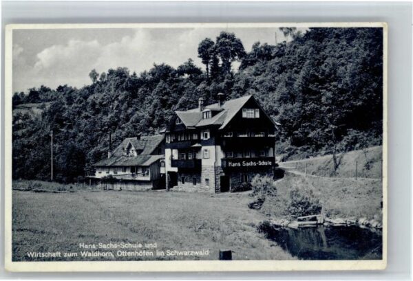 Ottenhoefen Schwarzwald Ottenhoefen Hans Sachs Schule Wirtschaft zum Waldhorn