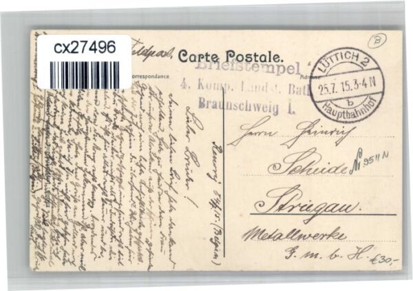 Luettich Luettich [Stempelabschlag] Centrale Electrique Ougree Marihaye – Bild 2