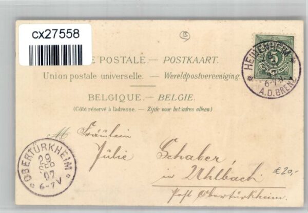 Anvers Antwerpen Anvers Cathedrale Schiff – Bild 2