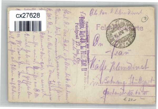 Wervik [?] [Handschriftlich] Boot – Bild 2
